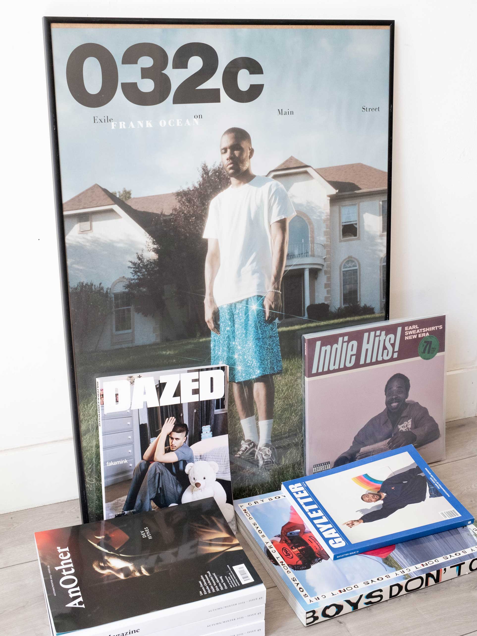 032c - Frank Ocean Poster by Petra Collins Winter 2017 - 2