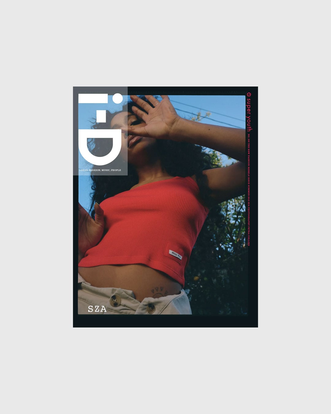 i-D Magazine No. 352 — SZA cover Summer 2018