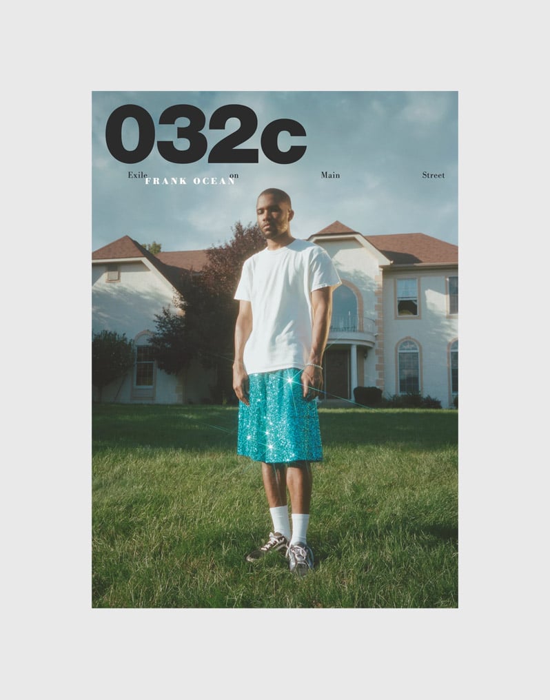 032c - Frank Ocean Poster by Petra Collins Winter 2017